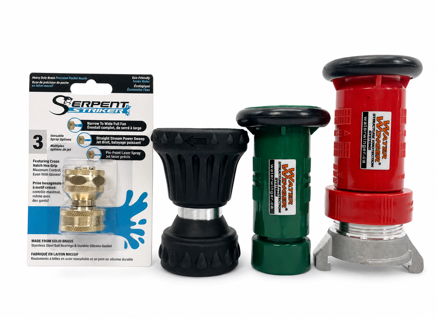 3/4" Garden Hose High Flow Fog Nozzle - Image 5