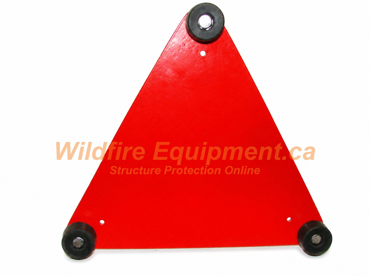 6-inch tall Rain Bird weighted-base sprinkler – underside view