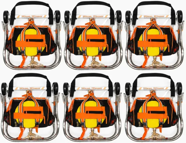 Six-pack of Water Winger rooftop sprinkler kits for professional crews